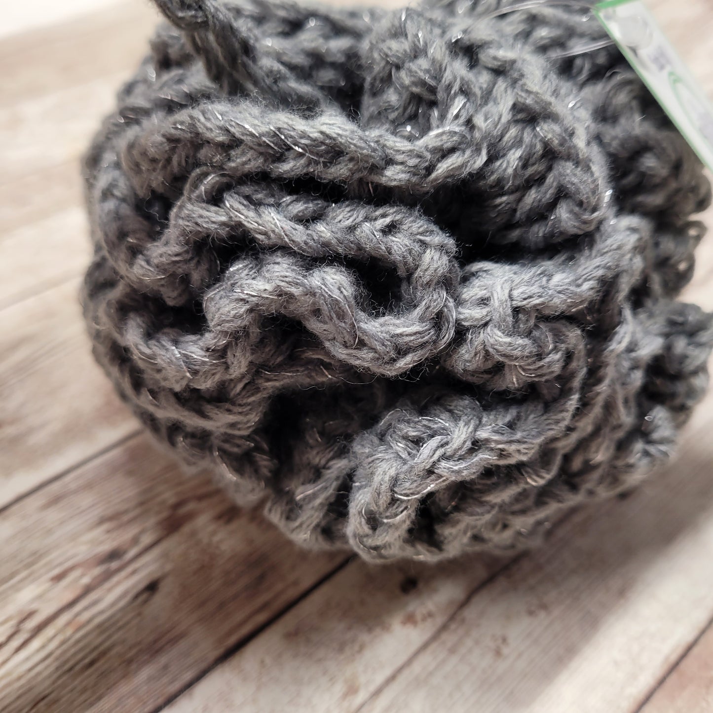 Recycled Gray Shower Puff Bath Sponge
