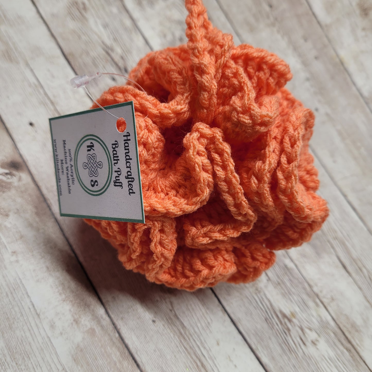 Coral Shower Puff Bath Sponge