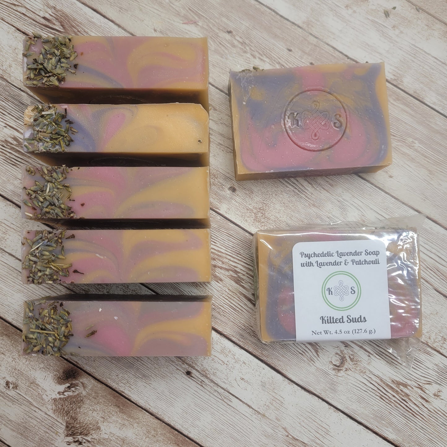 Psychedelic Lavender Bar Soap (Lavender & Patchouli)