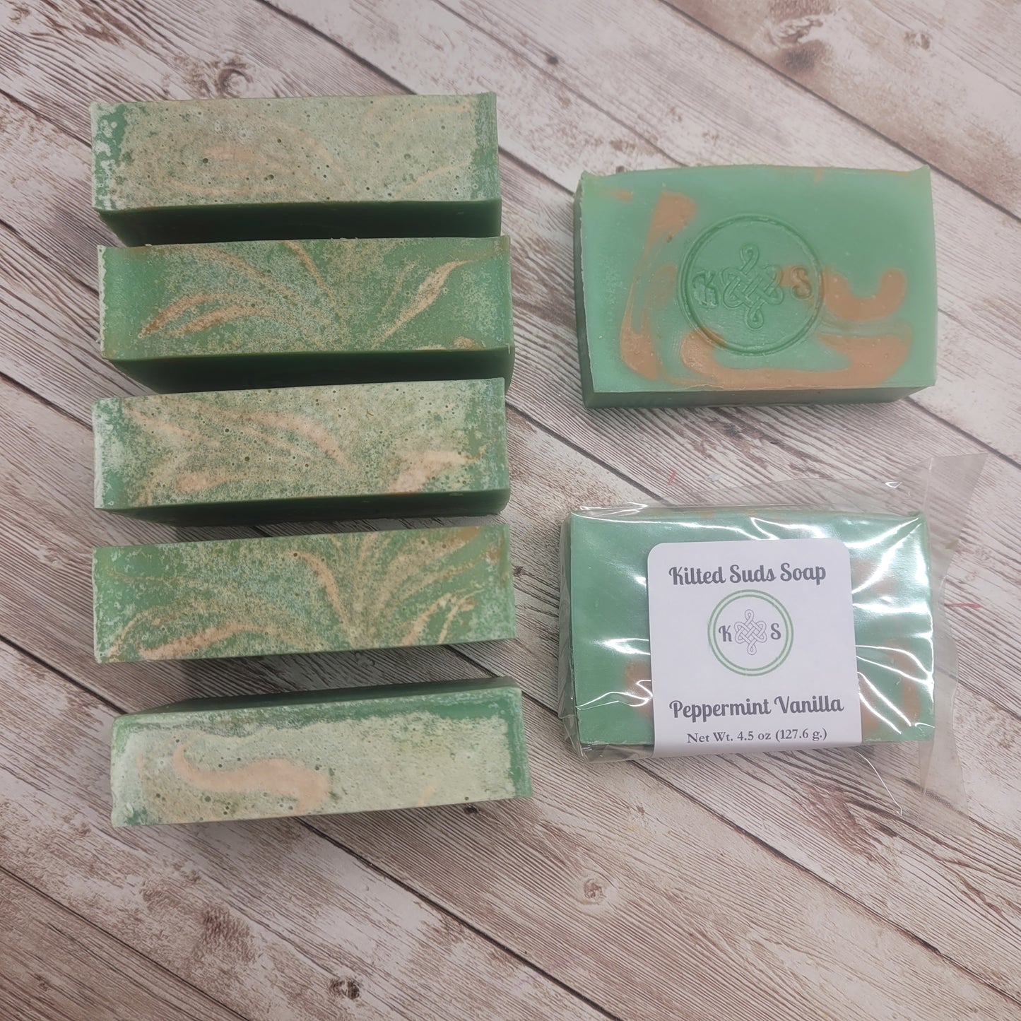 Peppermint Vanilla Bar Soap