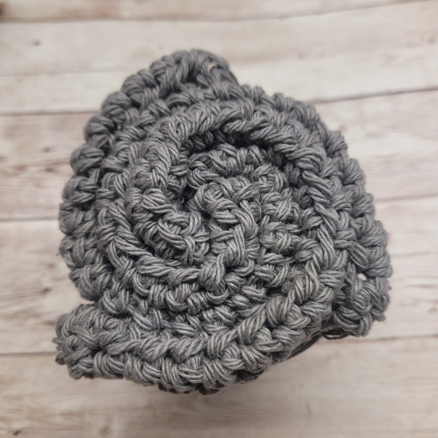 Gray Cotton Washcloth