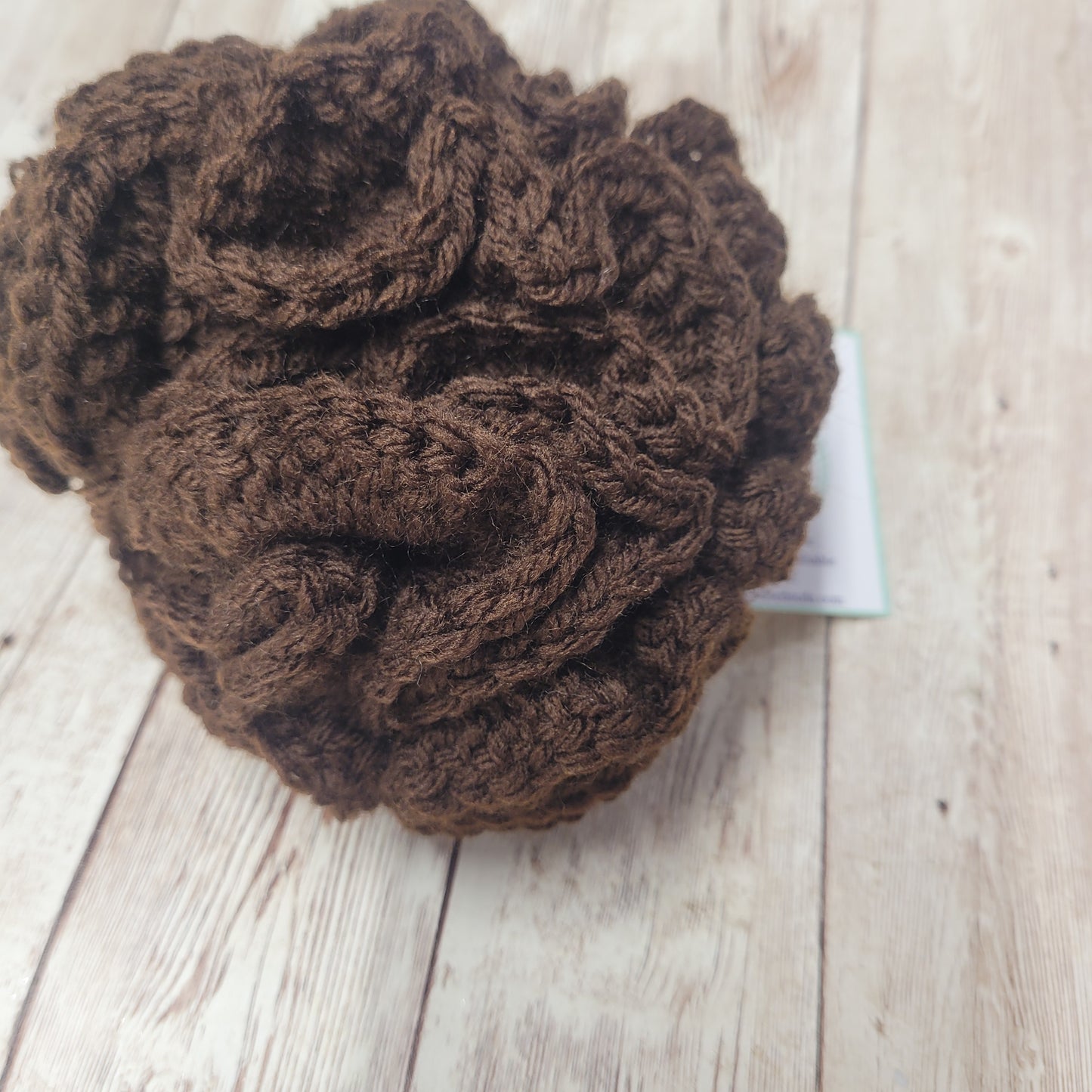 Dark Brown Shower Puff Bath Sponge