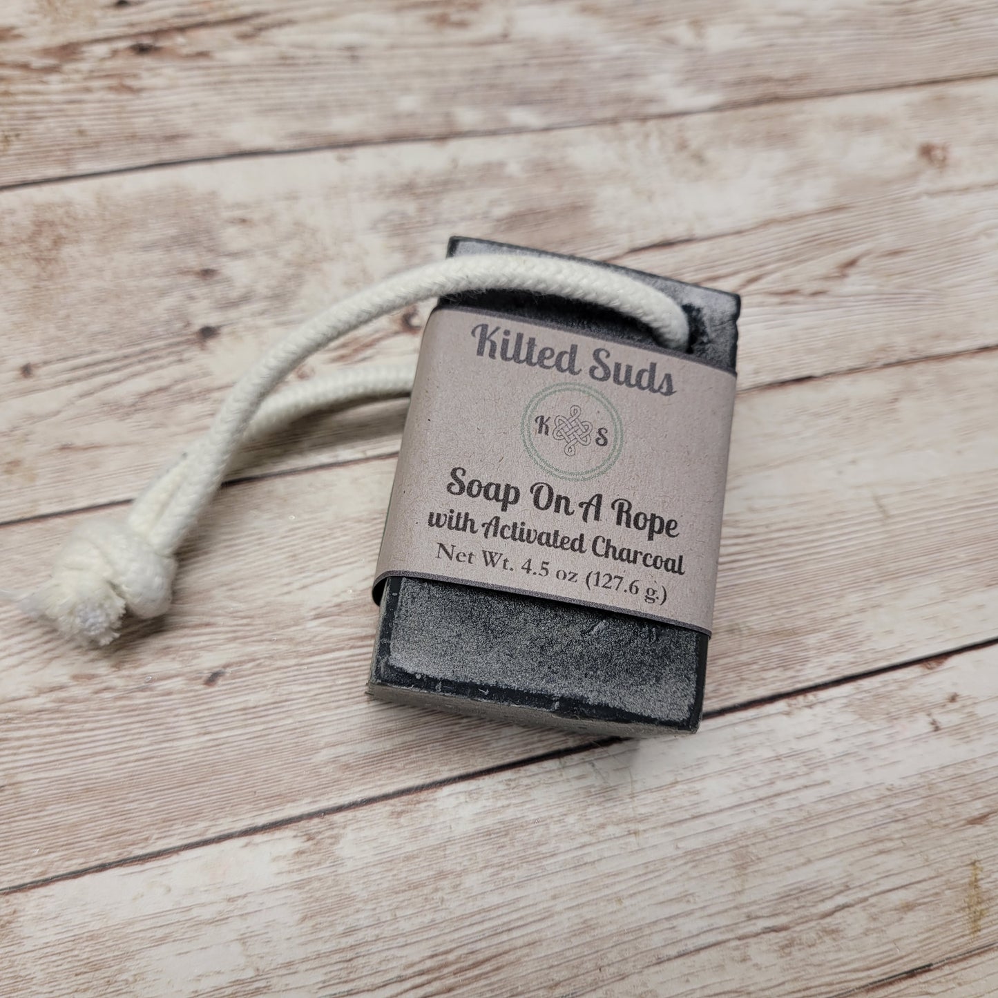 Activated Charcoal Soap On A Rope