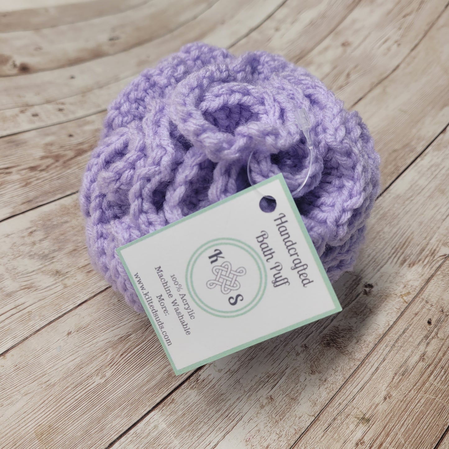 Lilac Shower Puff Bath Sponge