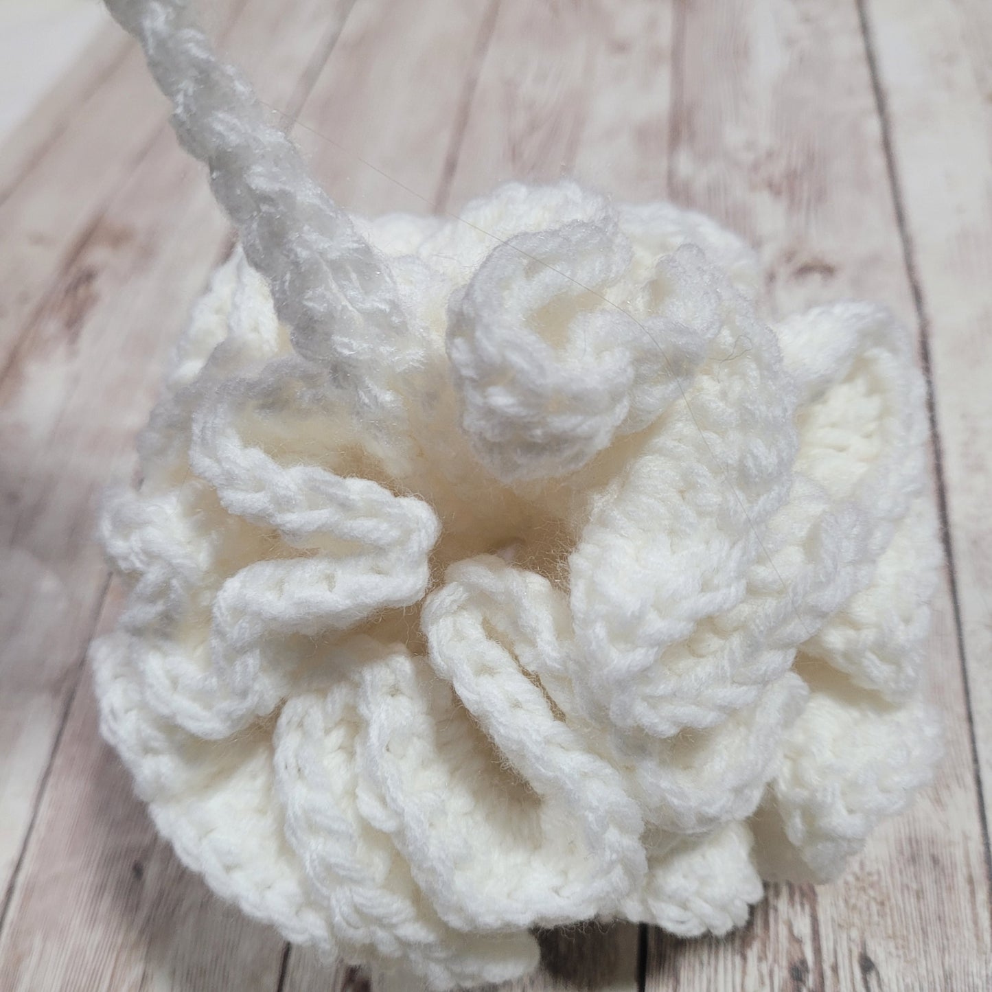 Off White Shower Puff Bath Sponge