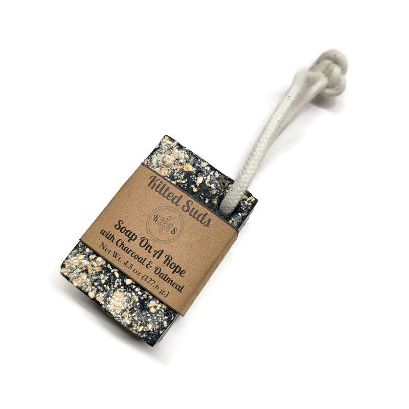 Charcoal & Oat Soap On A Rope