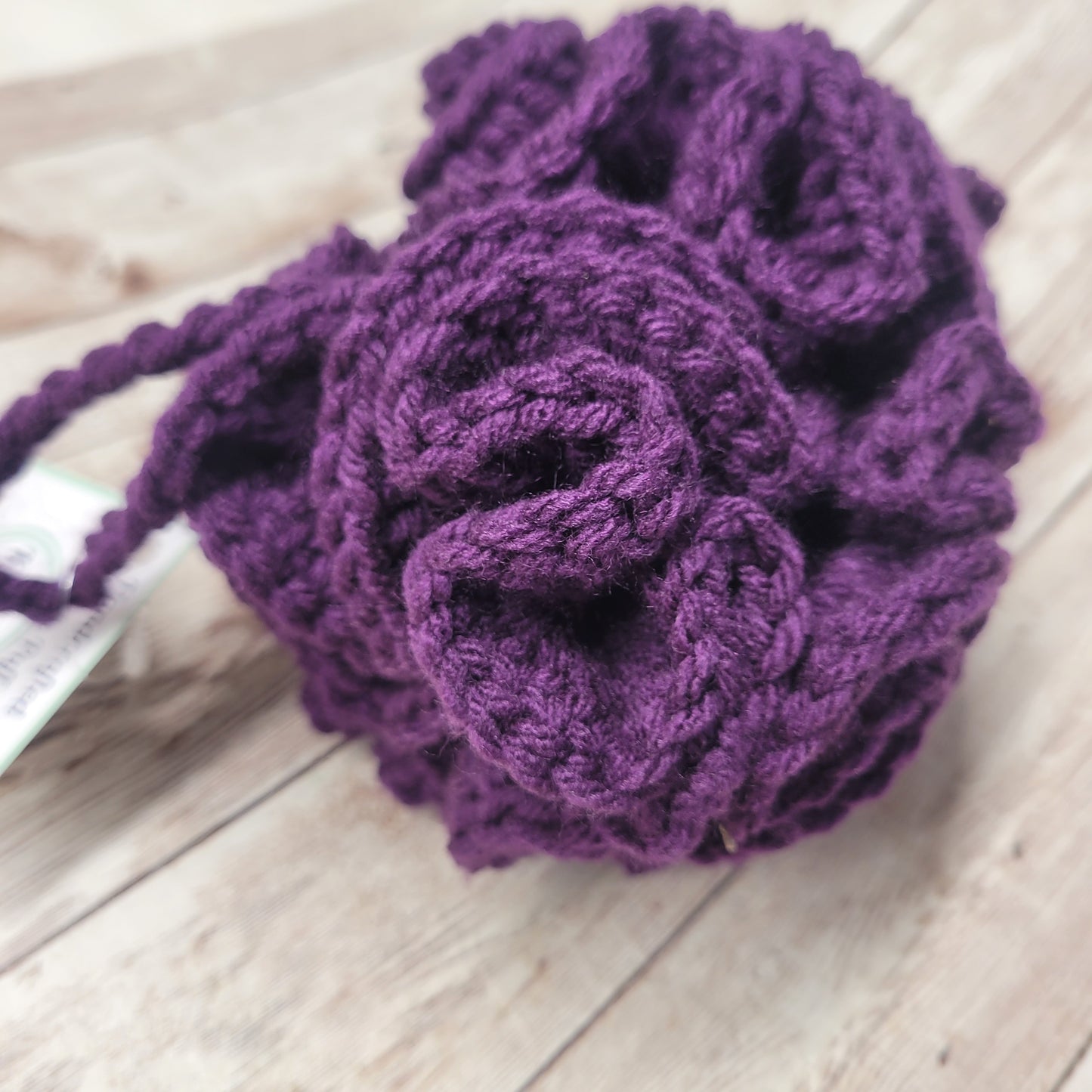 Violet Shower Puff Bath Sponge