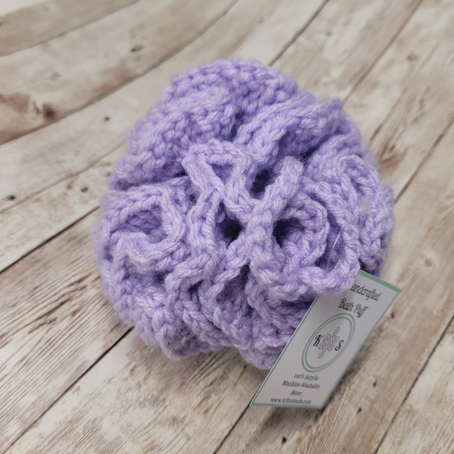 Lilac Shower Puff Bath Sponge