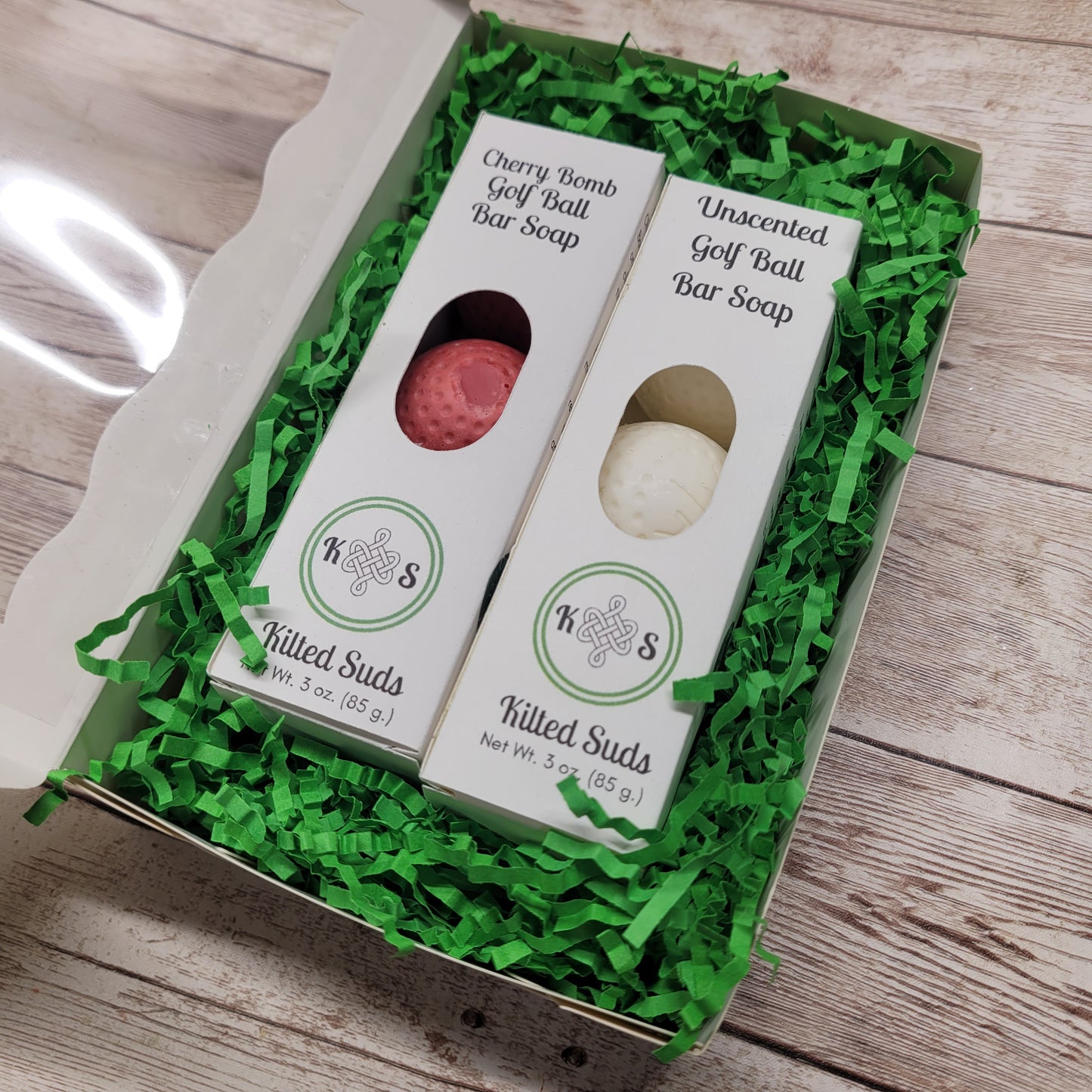 Golf Ball Soap Gift Set from Kilted Suds