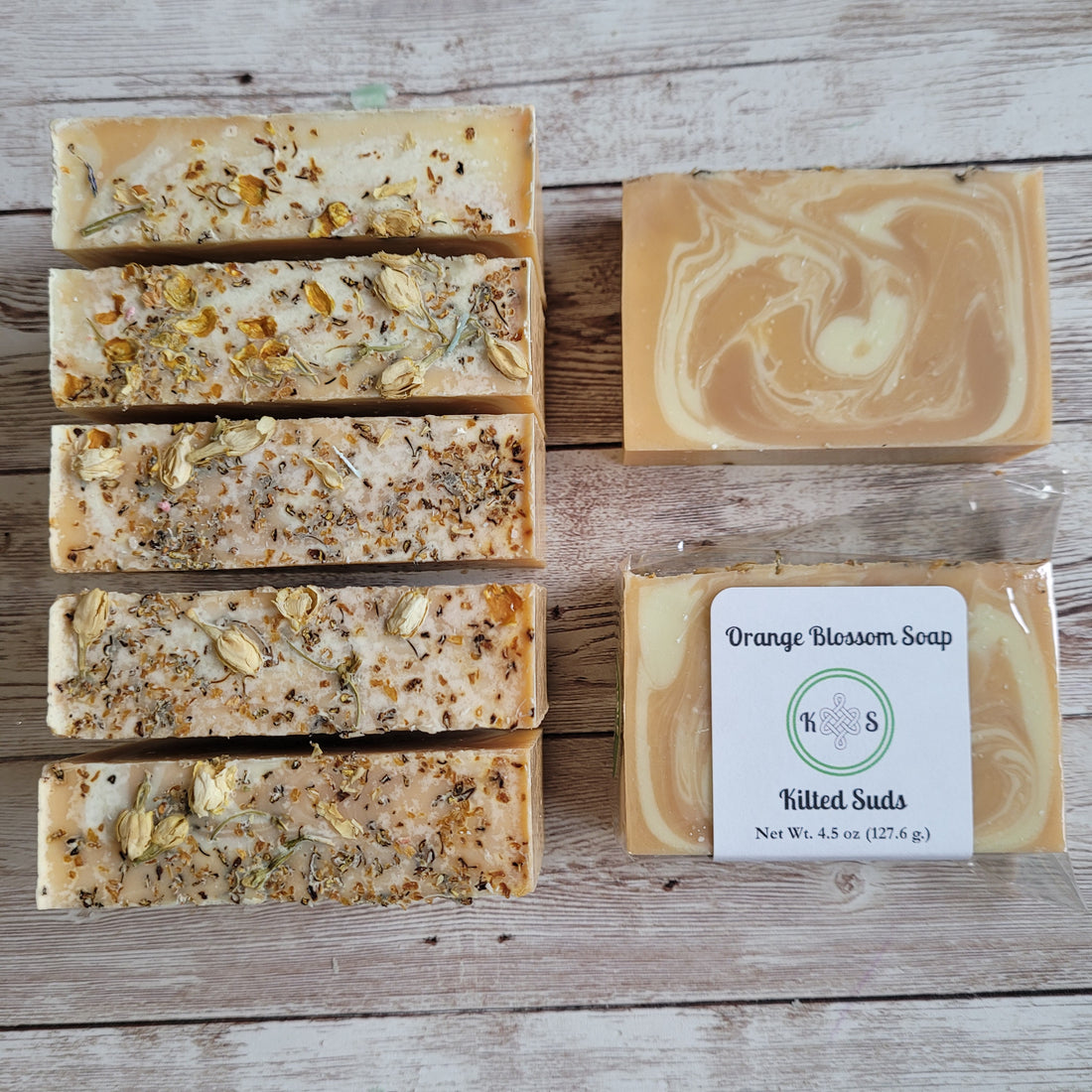 Revitalize with Kilted Suds Orange Blossom Soap!