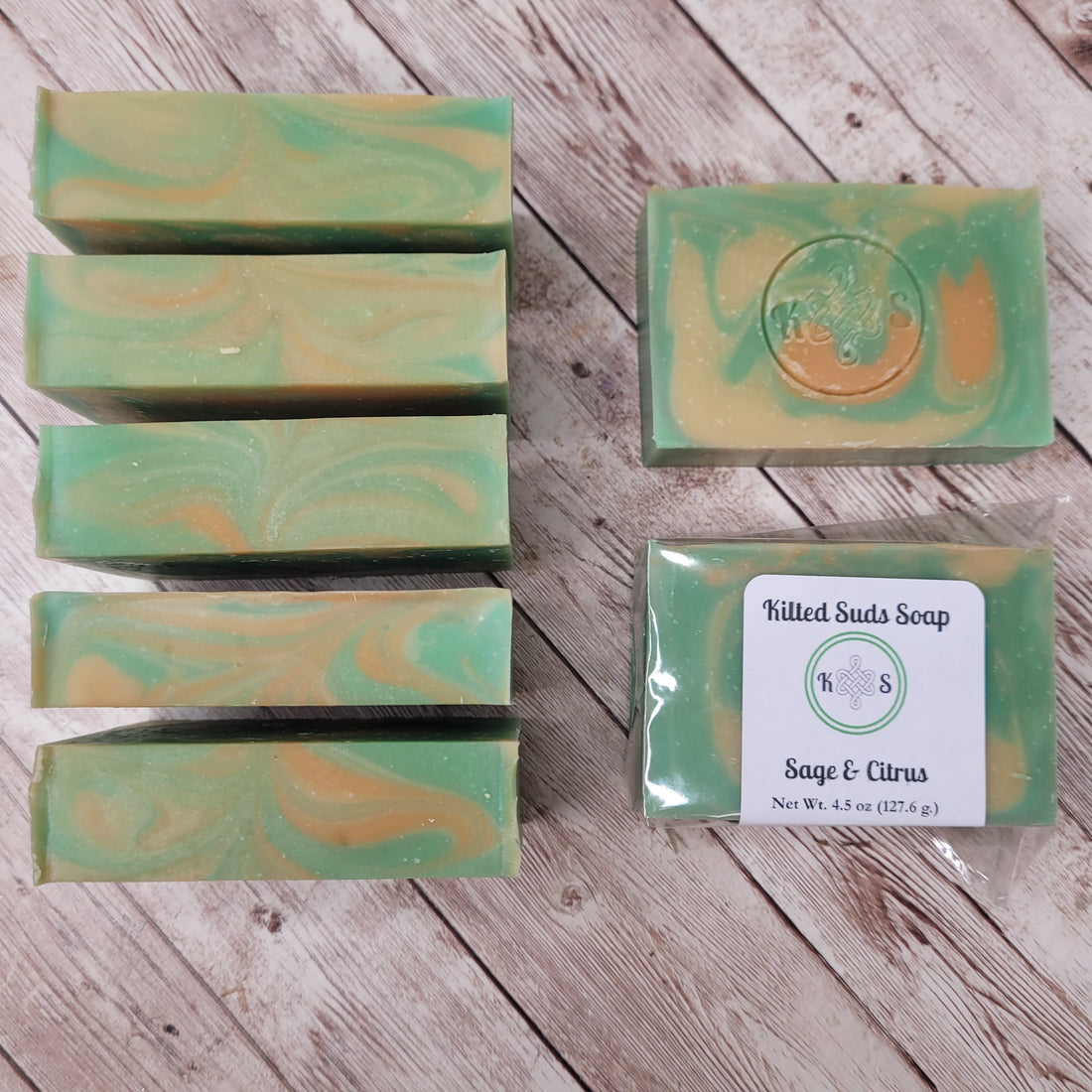 Kilted Suds Sage & Citrus Bar Soap