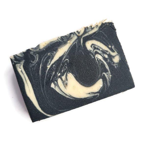 Charcoal Oatmeal Bar Soap from Kilted Suds