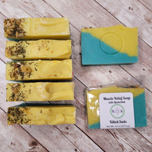 Load image into Gallery viewer, Muscle Relief Bar Soap (Chamomile &amp; Spearmint)
