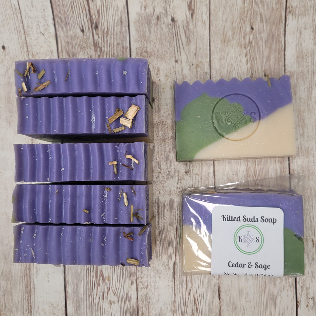Cedar & Sage Bar Soap