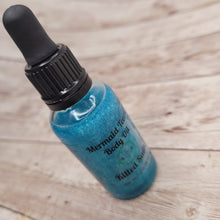 Load image into Gallery viewer, Mermaid Tears Shimmering Body Oil 1oz
