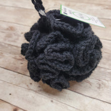 Load image into Gallery viewer, Black Puff Bath Sponge
