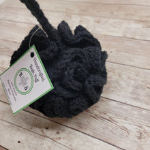 Load image into Gallery viewer, Black Puff Bath Sponge
