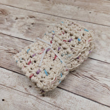 Load image into Gallery viewer, Speckled Tan Cotton Washcloth
