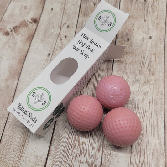 Pink Ladies Golf Ball Bar Soap