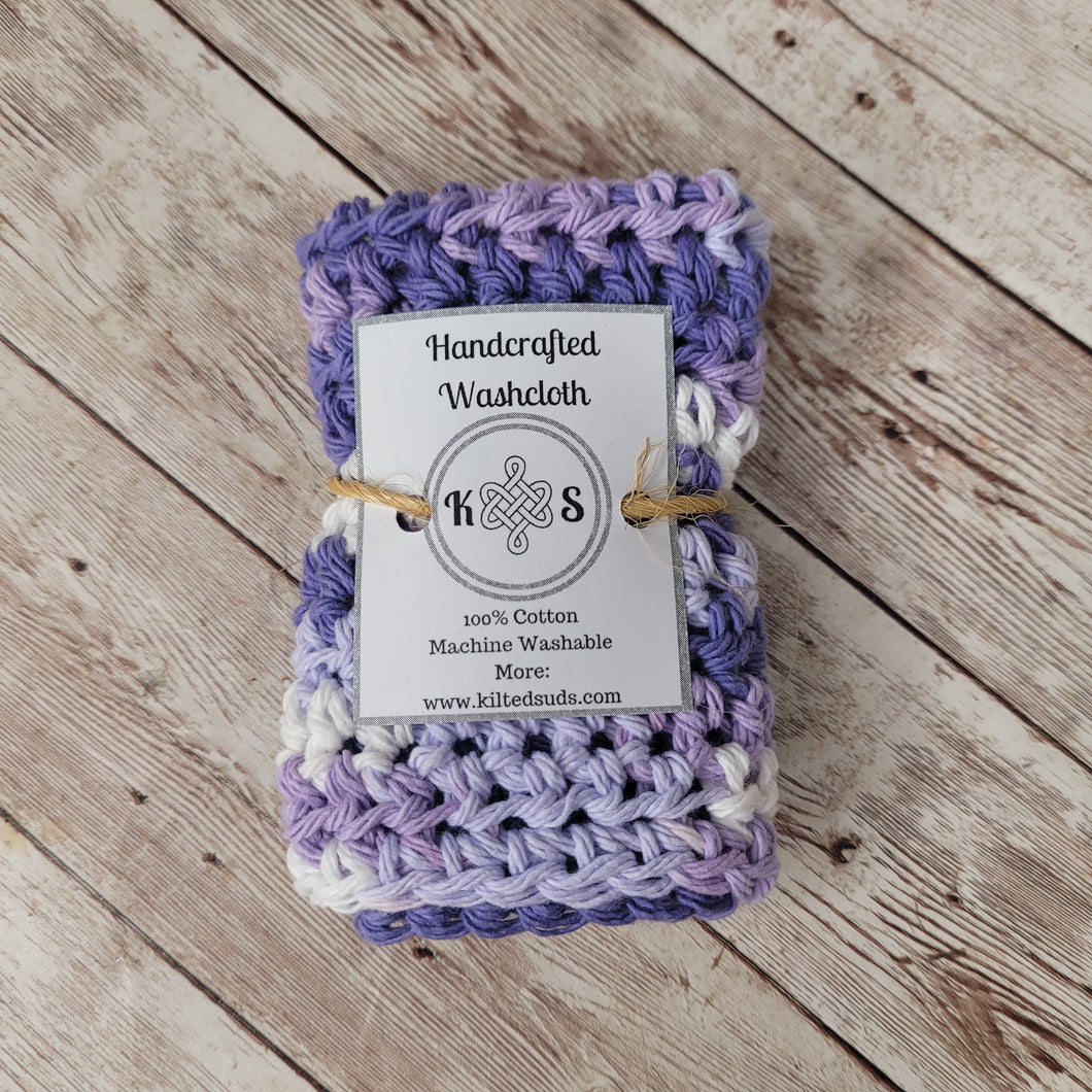 Lavender Multi Cotton Washcloth