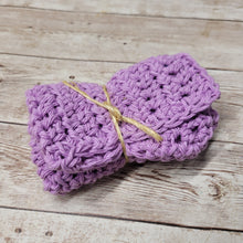 Load image into Gallery viewer, Lilac Cotton Washcloth
