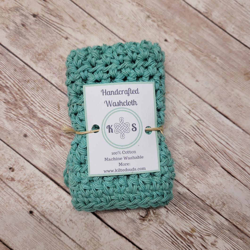 Jade Cotton Washcloth