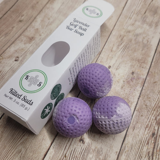 Lavender Golf Ball Bar Soap