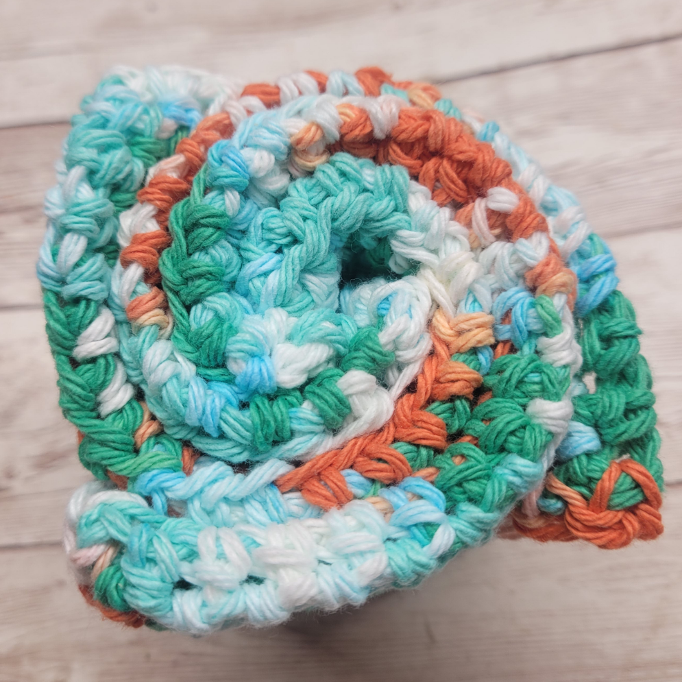 Nautical Ombre Cotton Washcloth