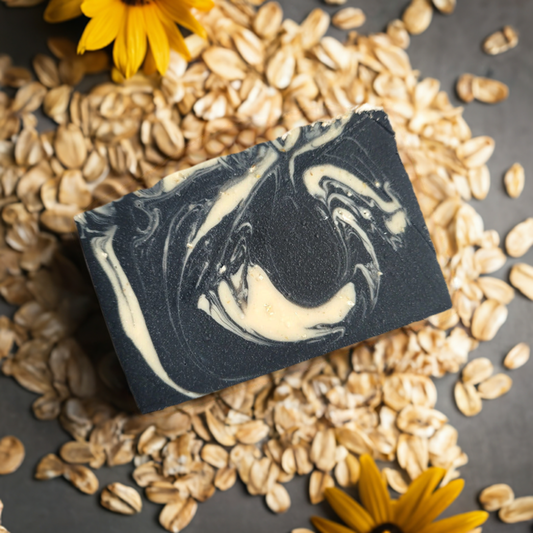 Charcoal Oatmeal Bar Soap