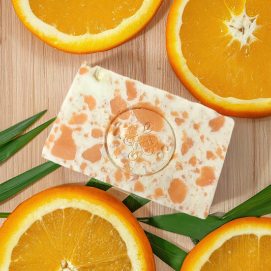 Orange Confetti Bar Soap