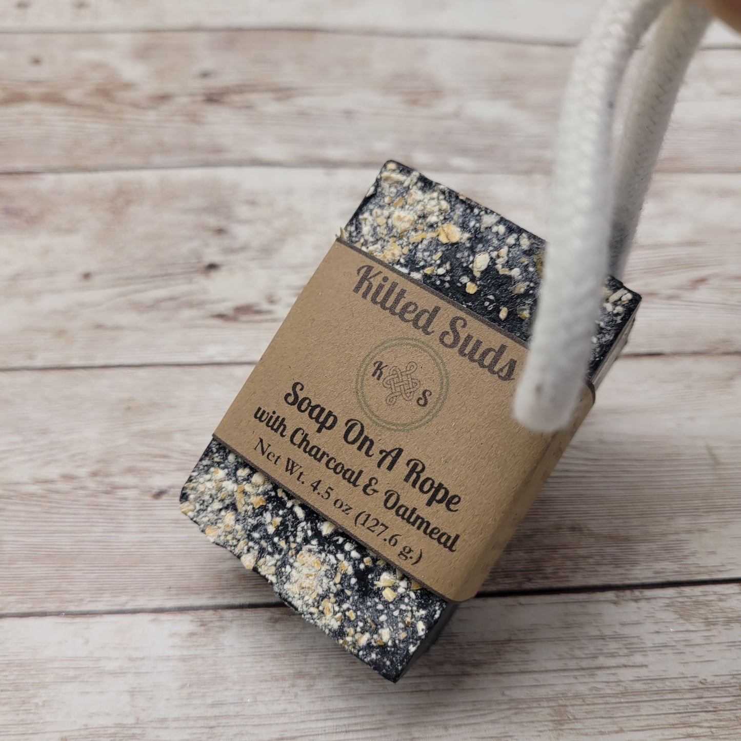 Charcoal & Oat Soap On A Rope