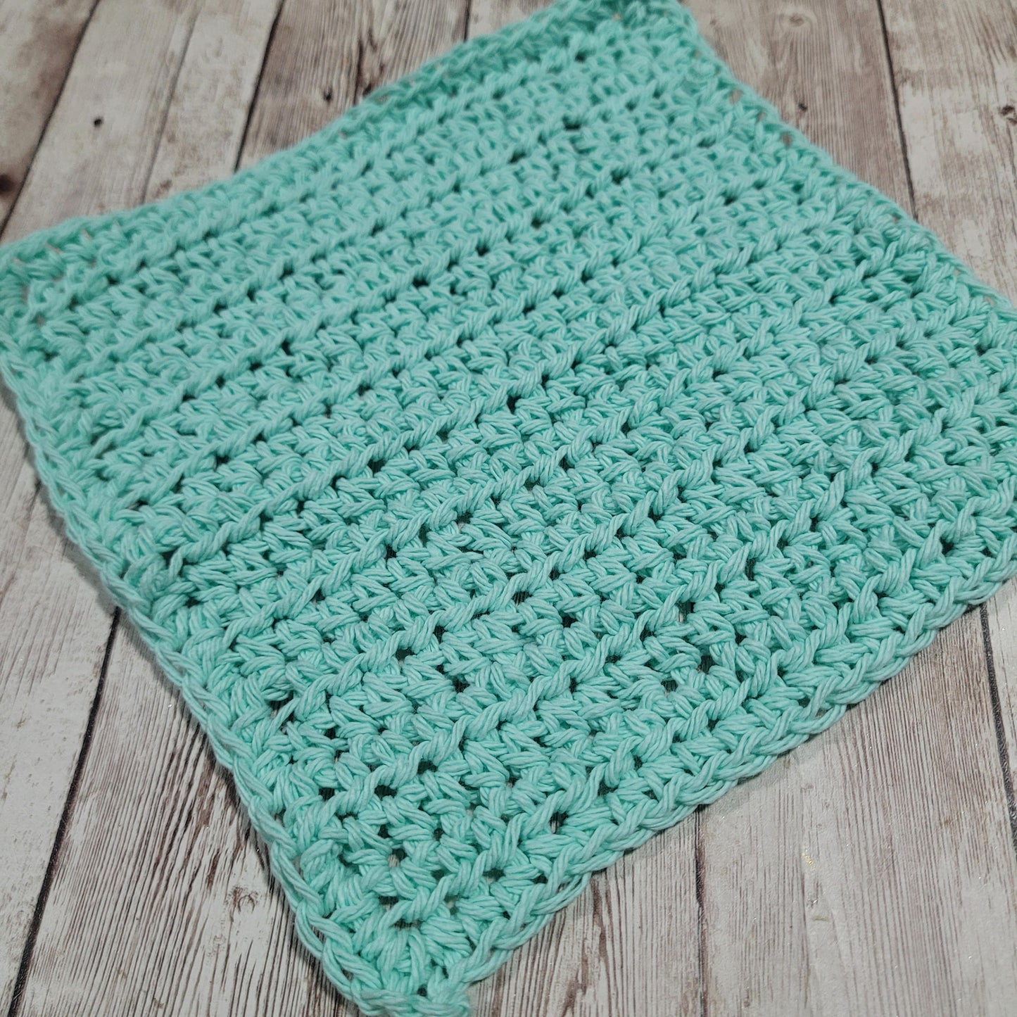 Mint Cotton Washcloth