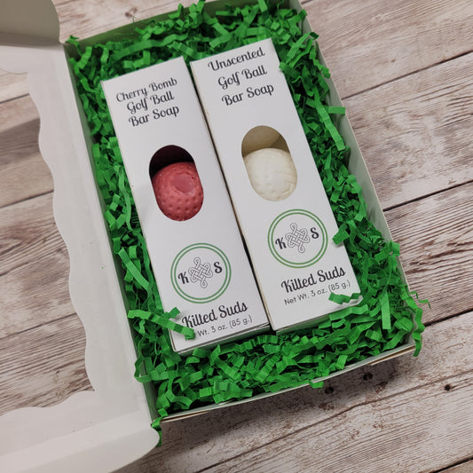 Golf Ball Soap Gift Set from Kilted Suds