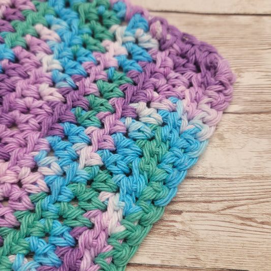 Mermaid Cotton Washcloth
