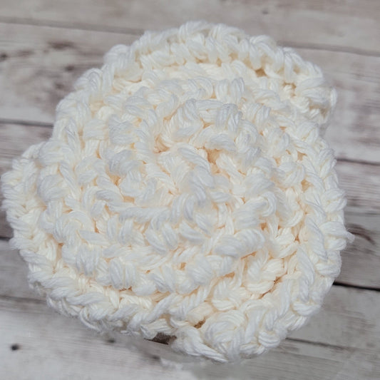 Beige Cotton Washcloth