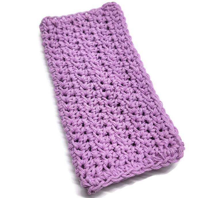 Lilac Cotton Washcloth