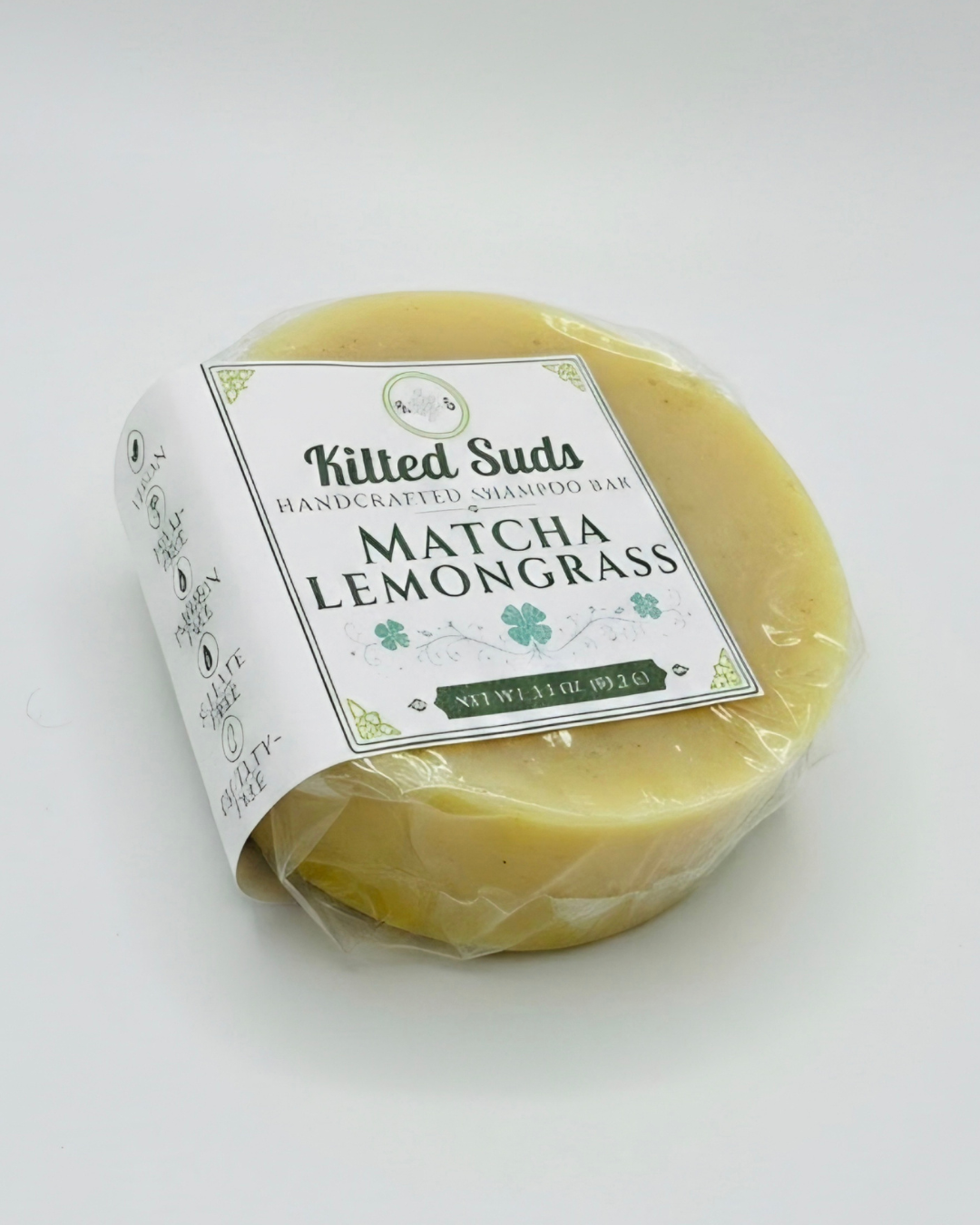 Matcha Lemongrass Shampoo Bar