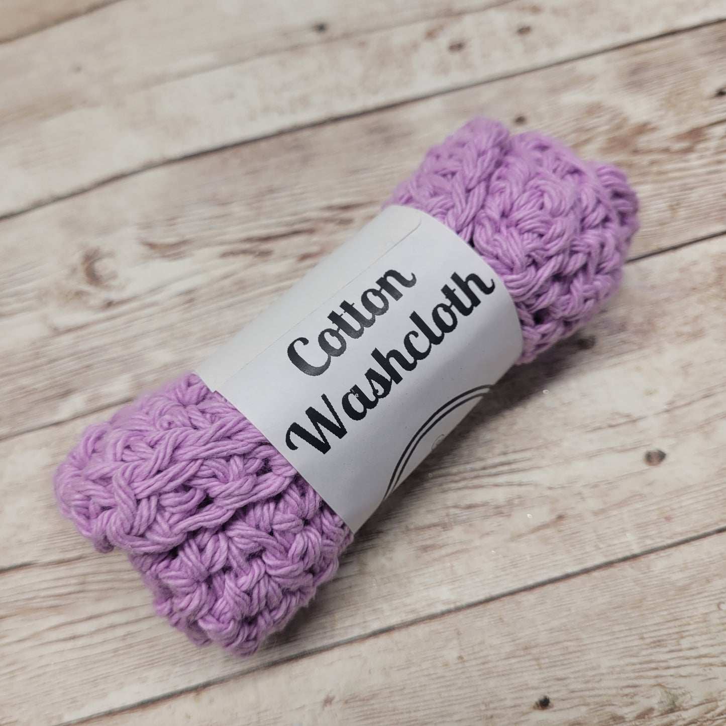 Lilac Cotton Washcloth