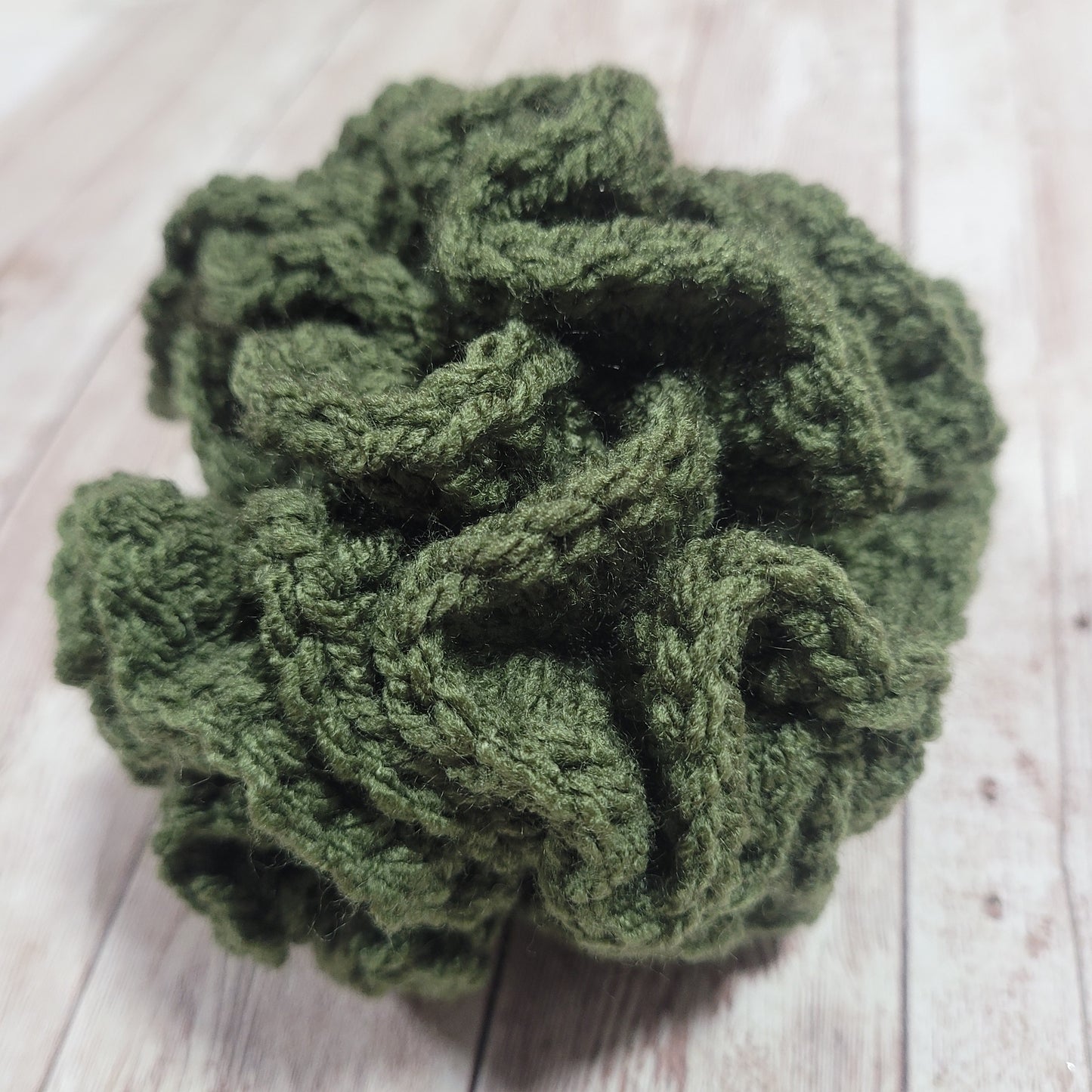 Moss Green Shower Puff Bath Sponge