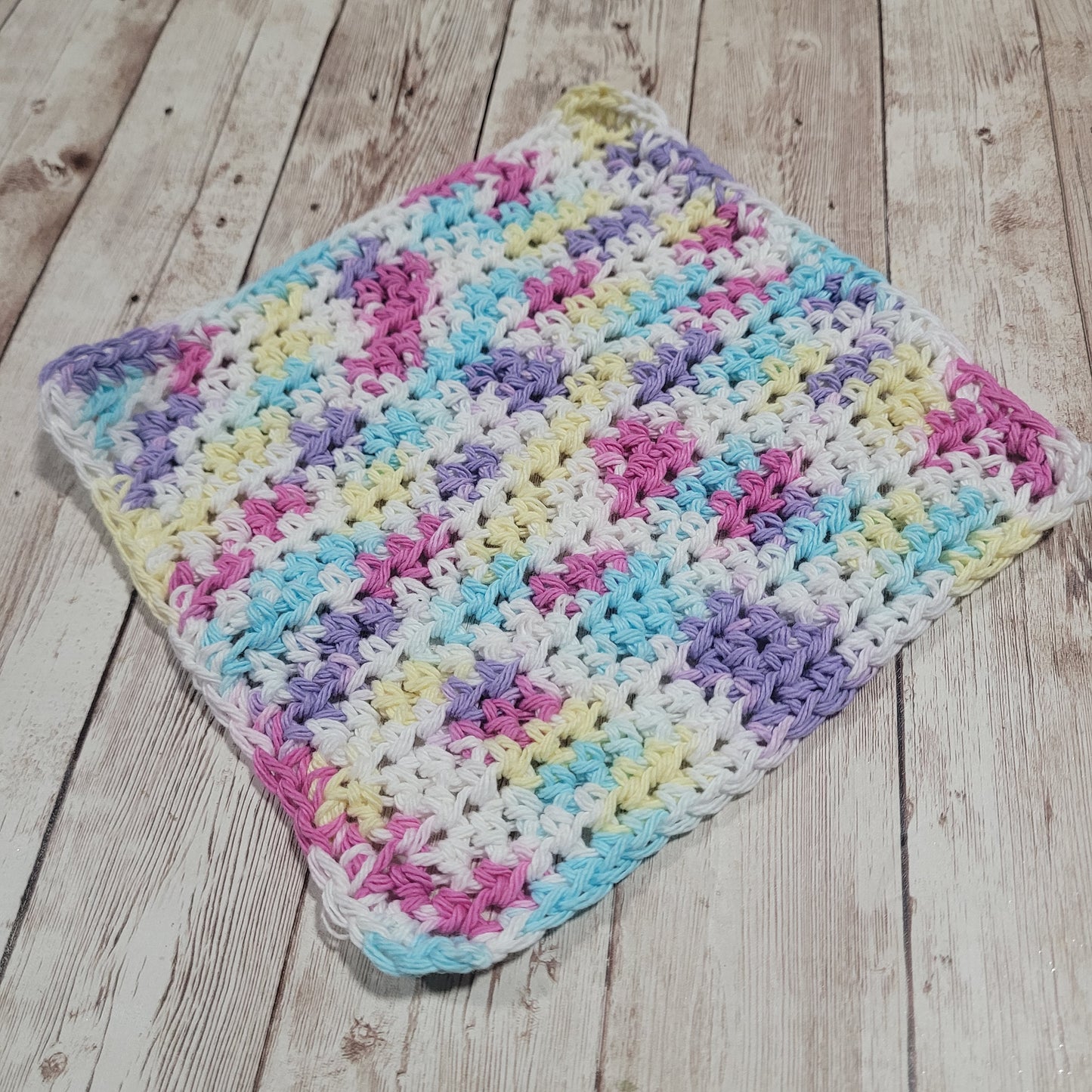 Ombre Pastels Cotton Washcloth