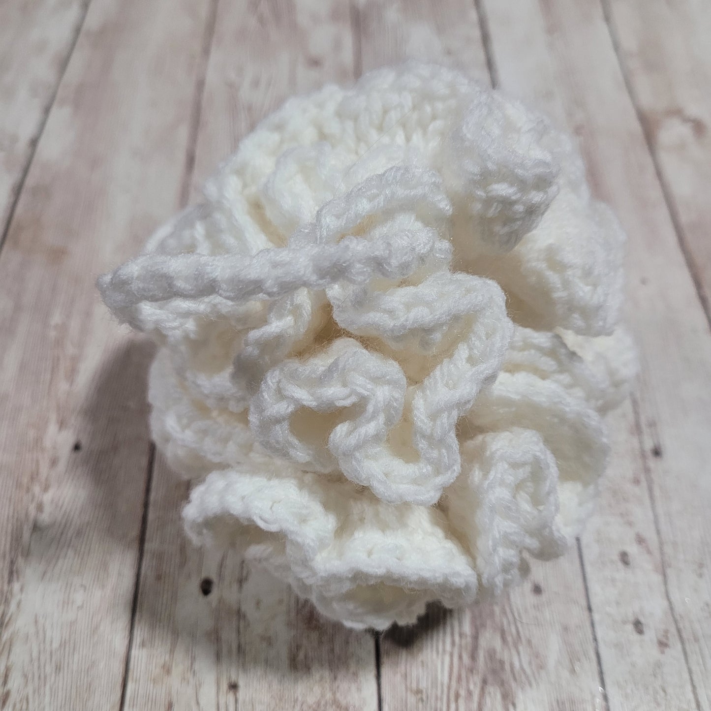 Off White Shower Puff Bath Sponge