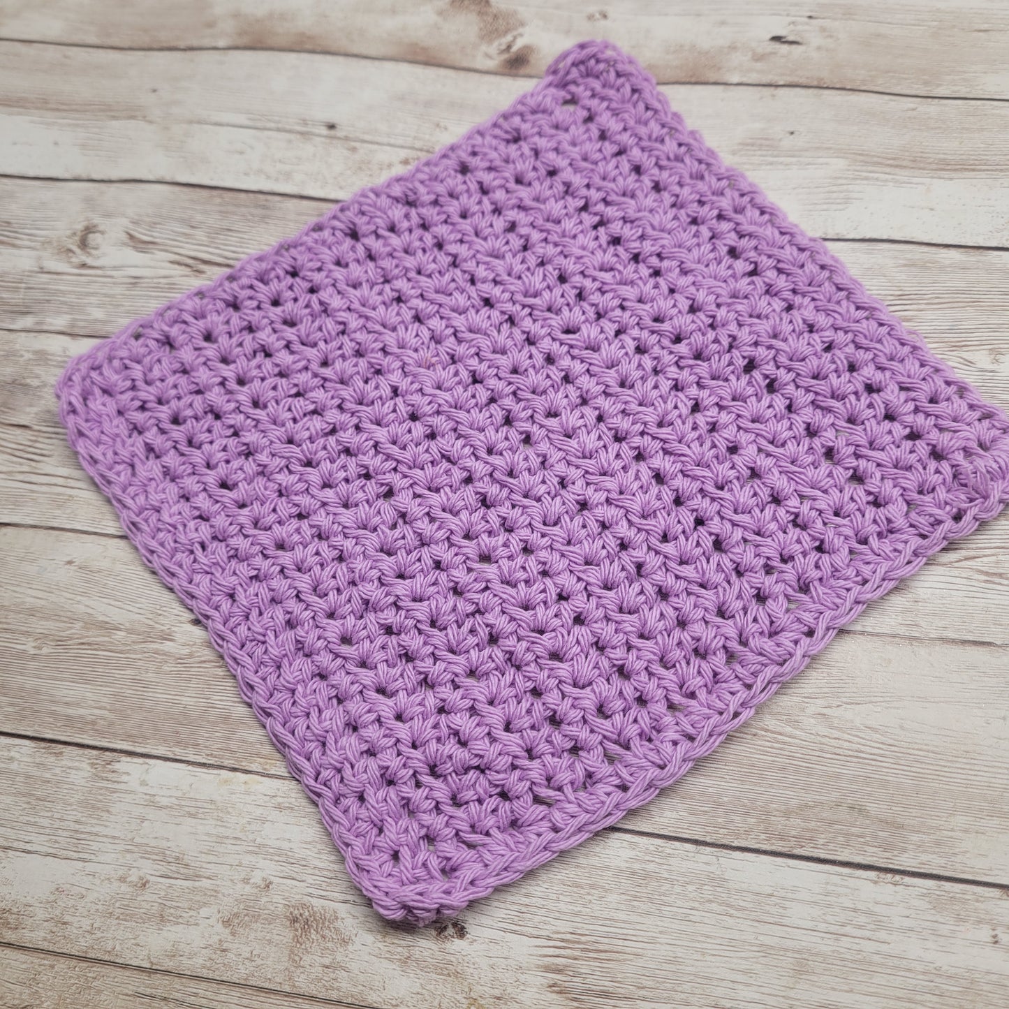 Lilac Cotton Washcloth