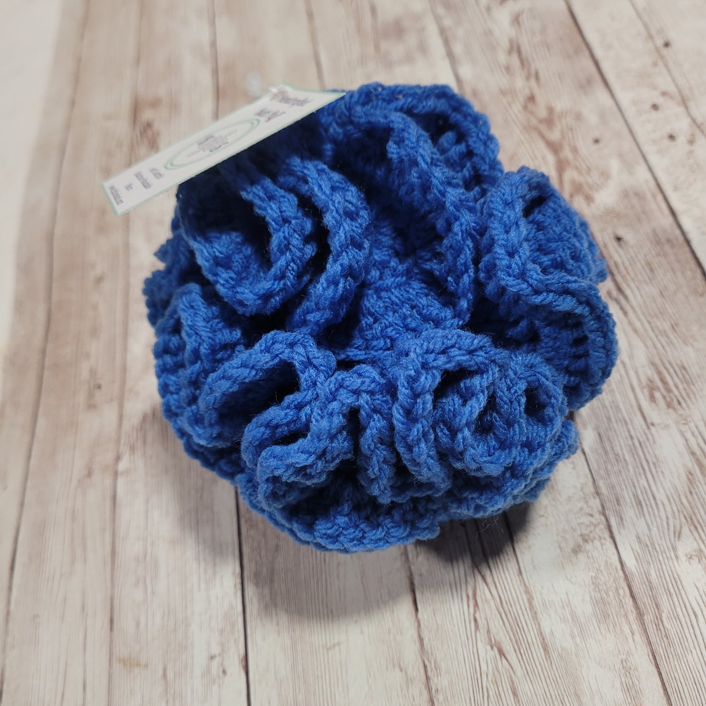 Denim Blue Shower Puff Bath Sponge