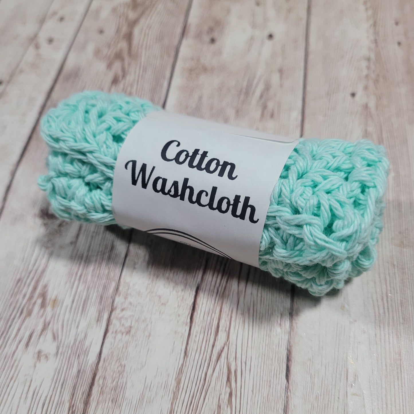 Mint Cotton Washcloth