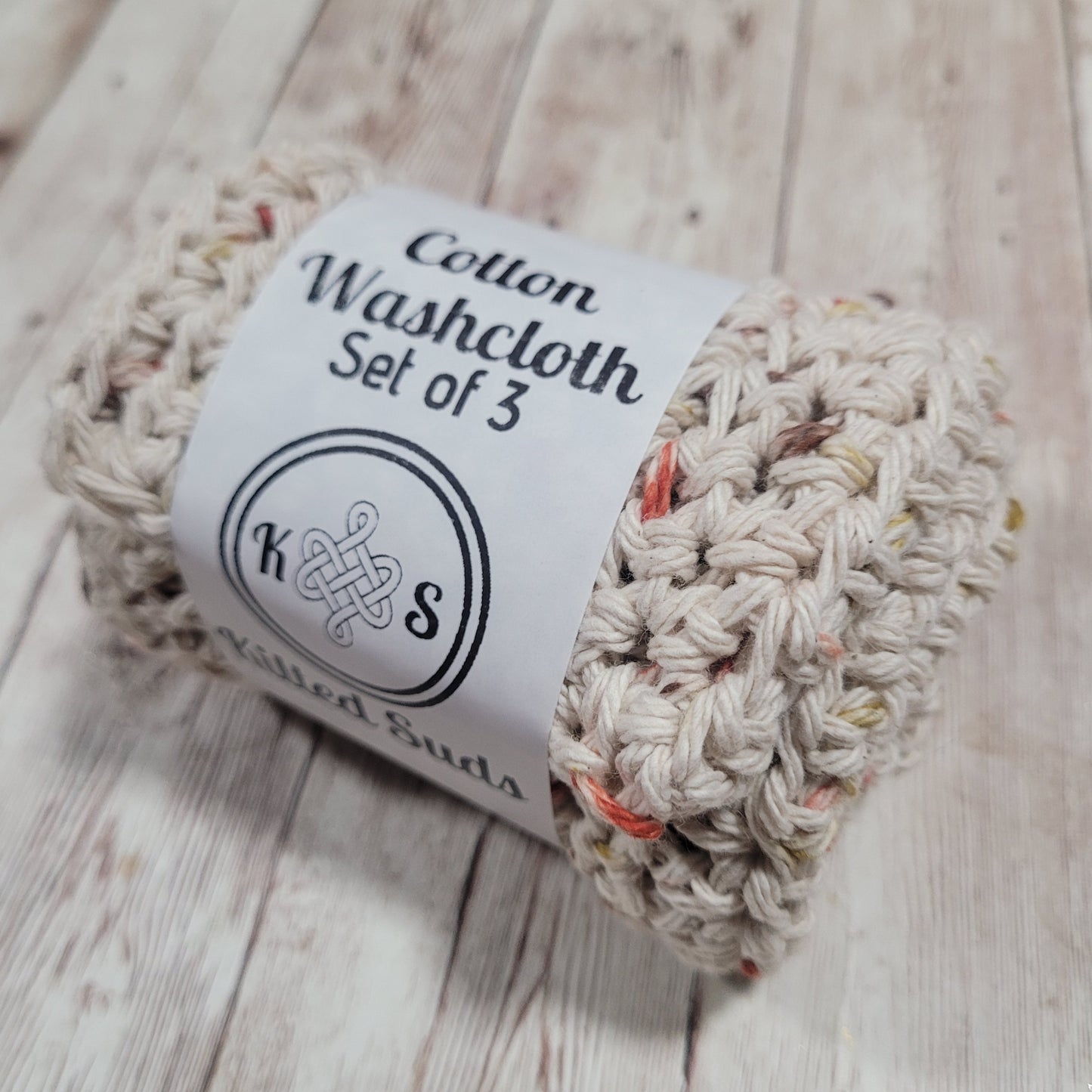 Sand Cotton Washcloth
