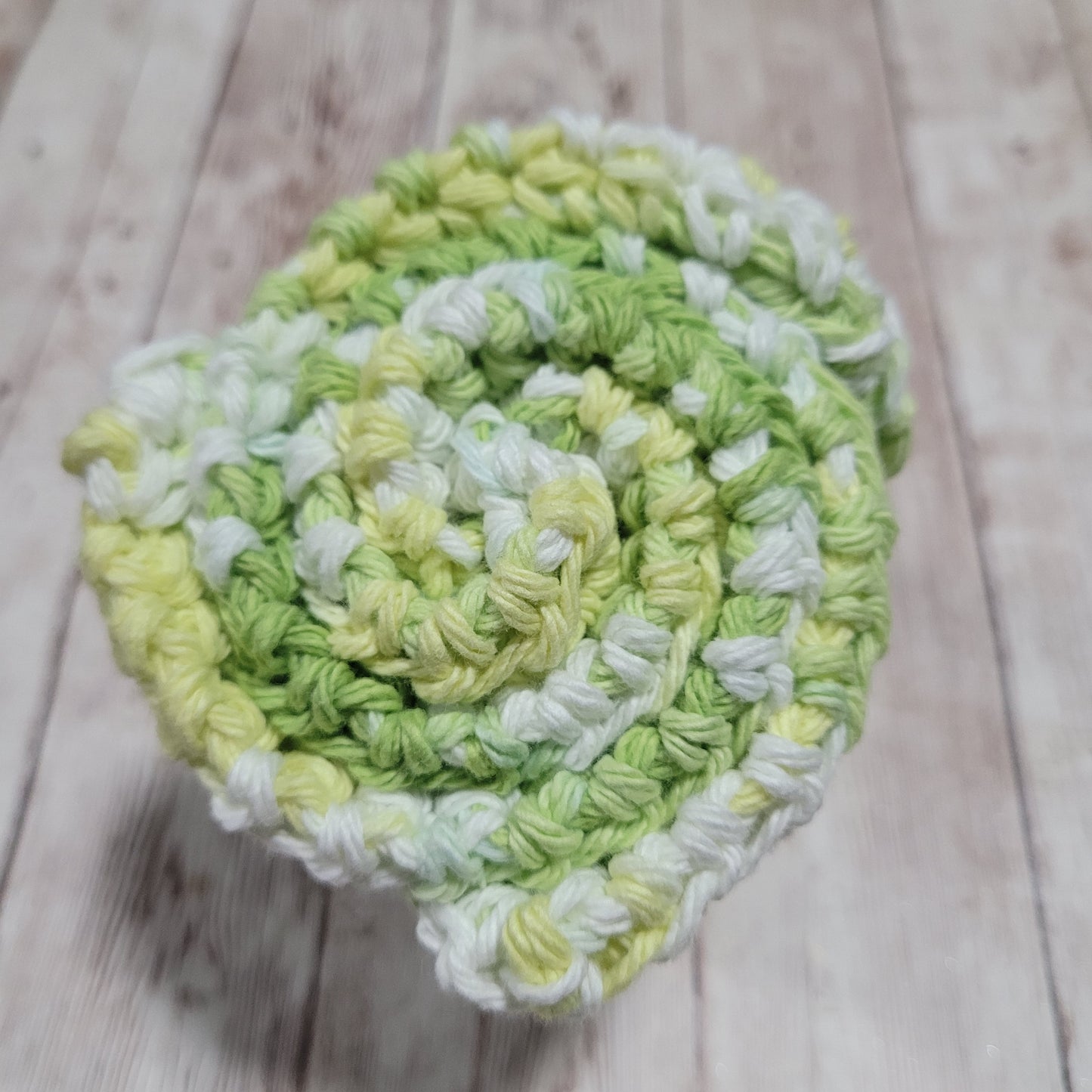 Lime Cotton Washcloth