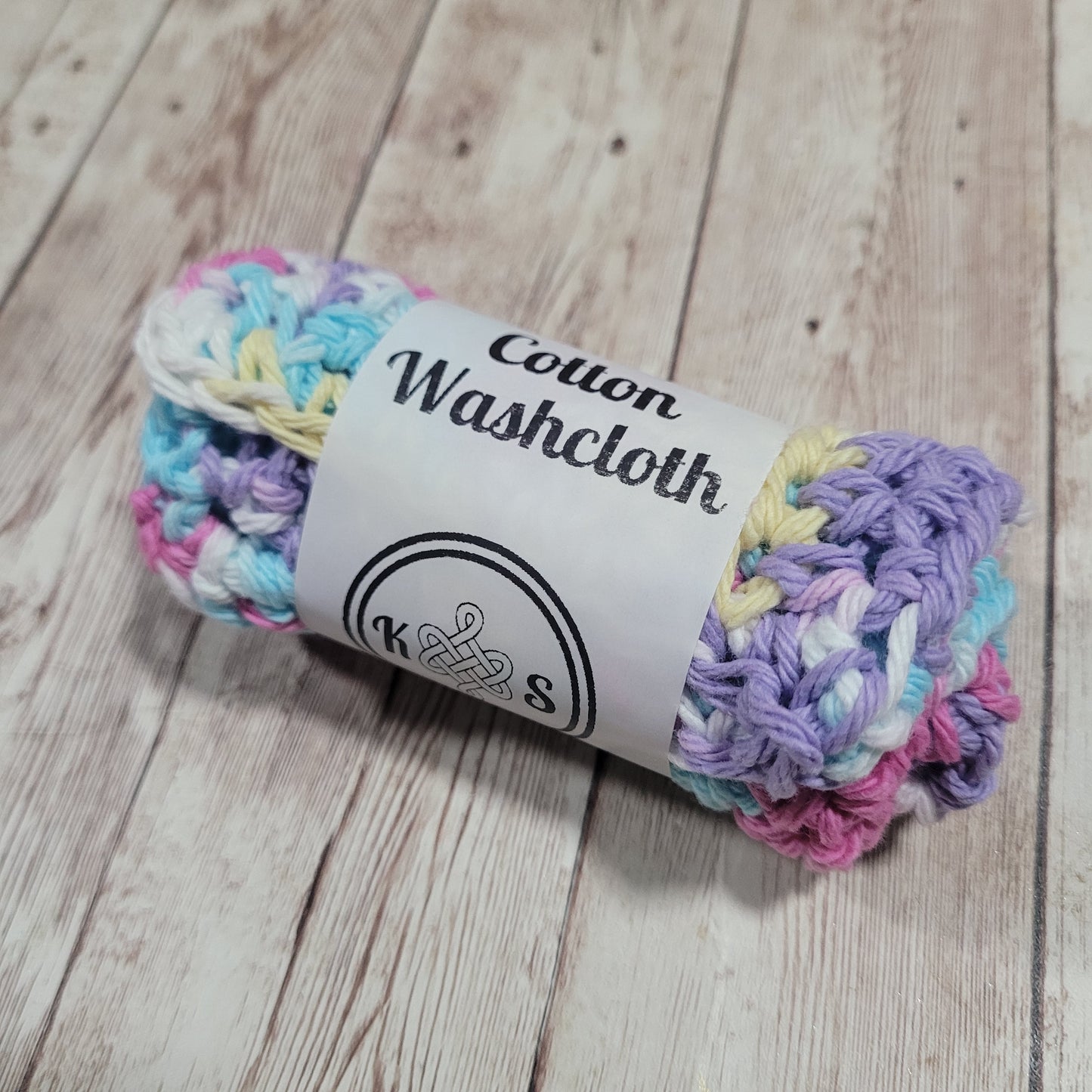 Ombre Pastels Cotton Washcloth
