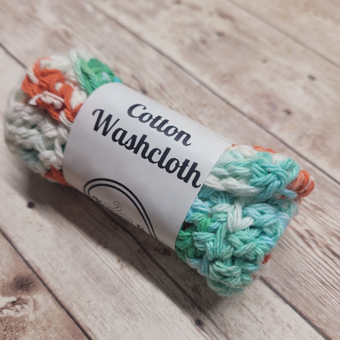 Nautical Ombre Cotton Washcloth