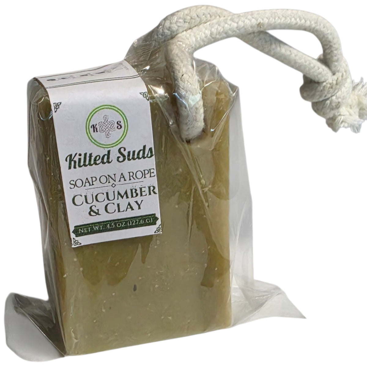 Cucumber & Clay Soap On A Rope