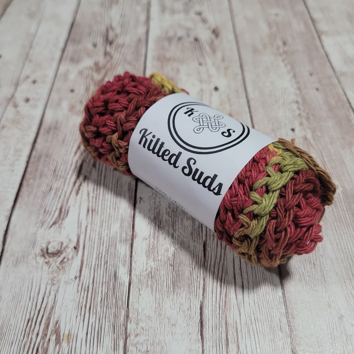 Autumn Leaves Cotton Washcloth